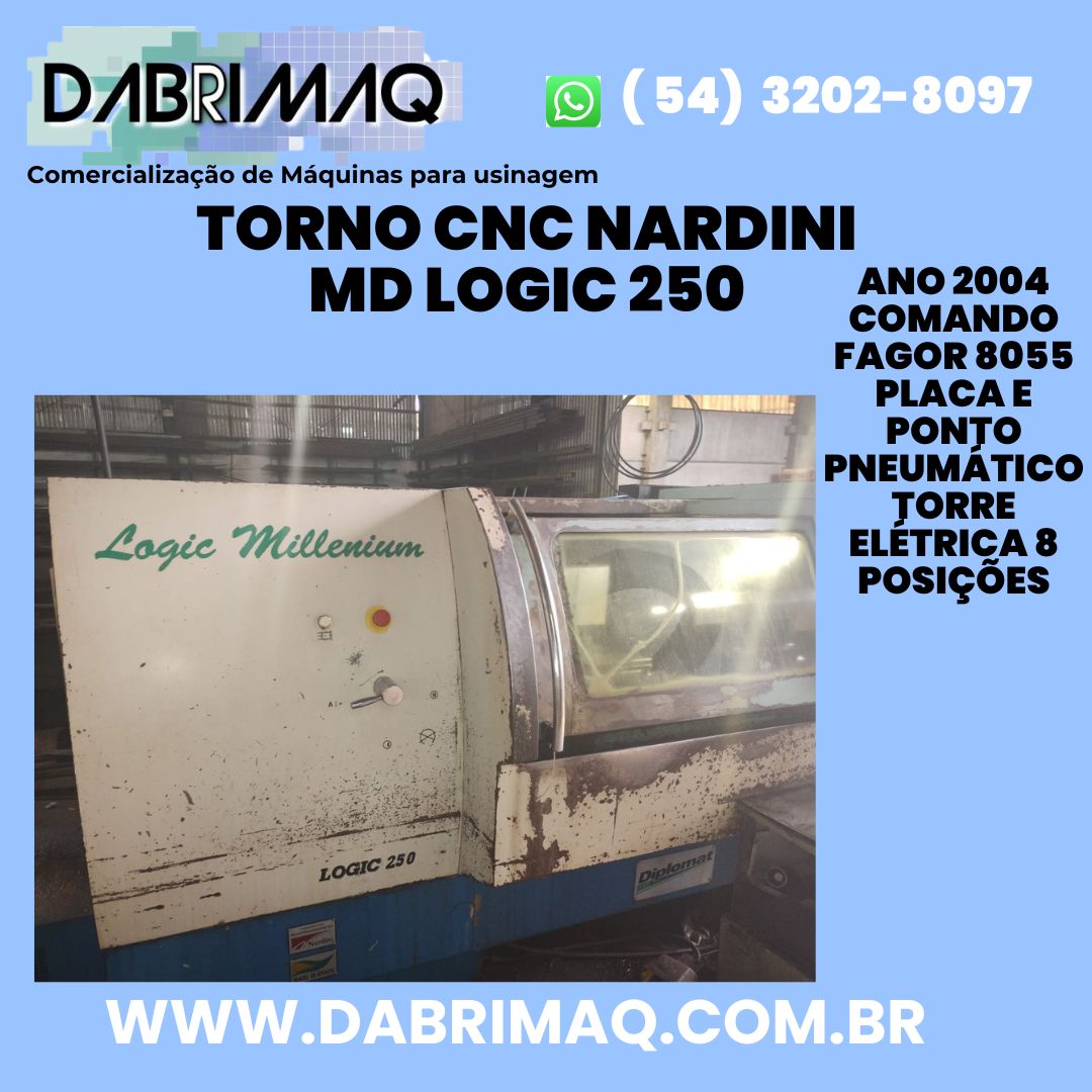 Torno CNC Nardini Md Logic 250