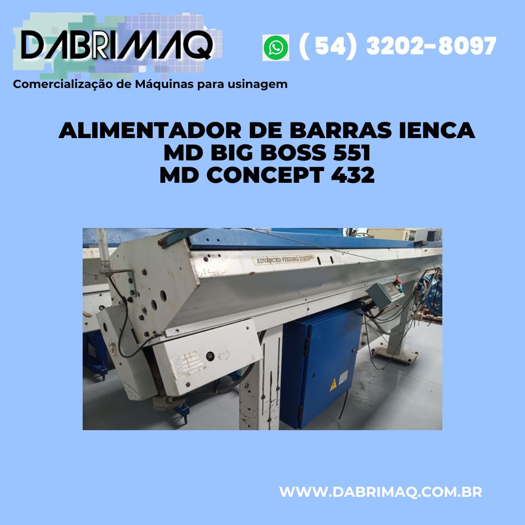Alimentador de barras Ienca