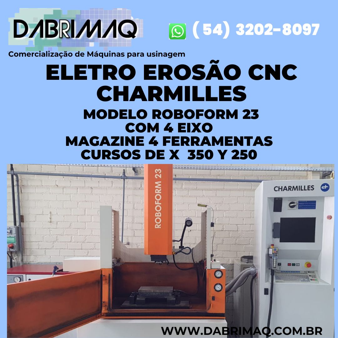 Eletro erosão CNC Agie Charmilles Roboform 23