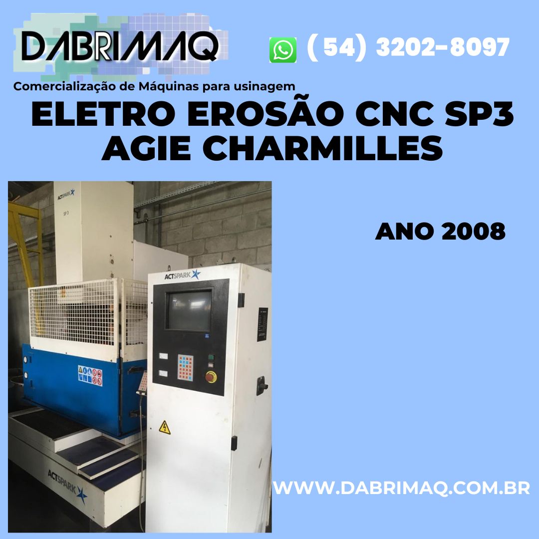 Eletro erosão CNC SP3 Agie Charmilles