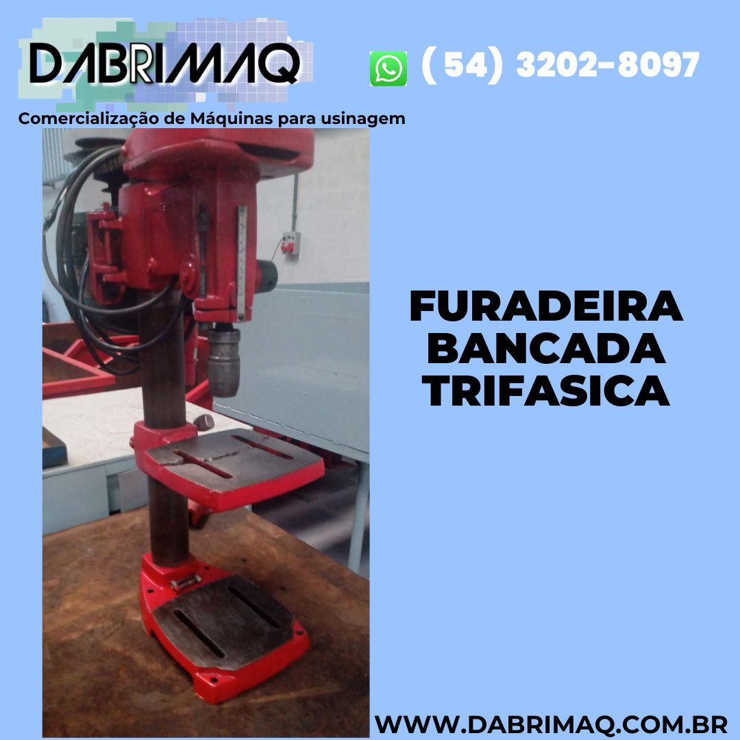 Furadeira de bancada Trifásica