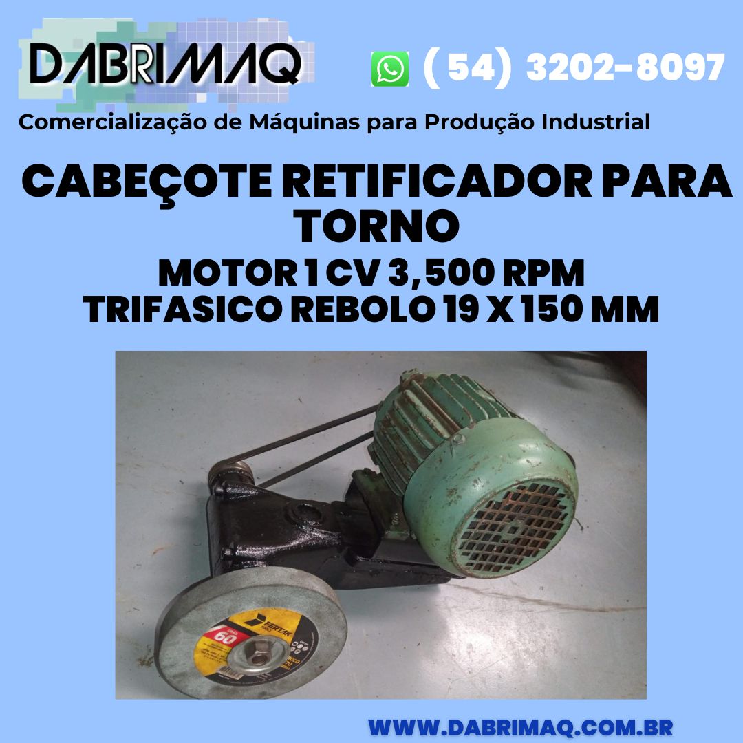 Cabeçote Retificador para Torno