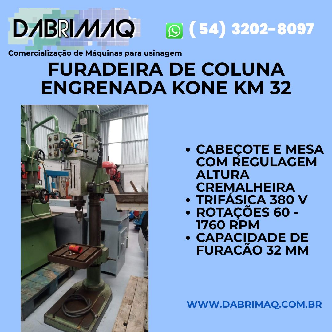 Furadeira de coluna Kone KM 32