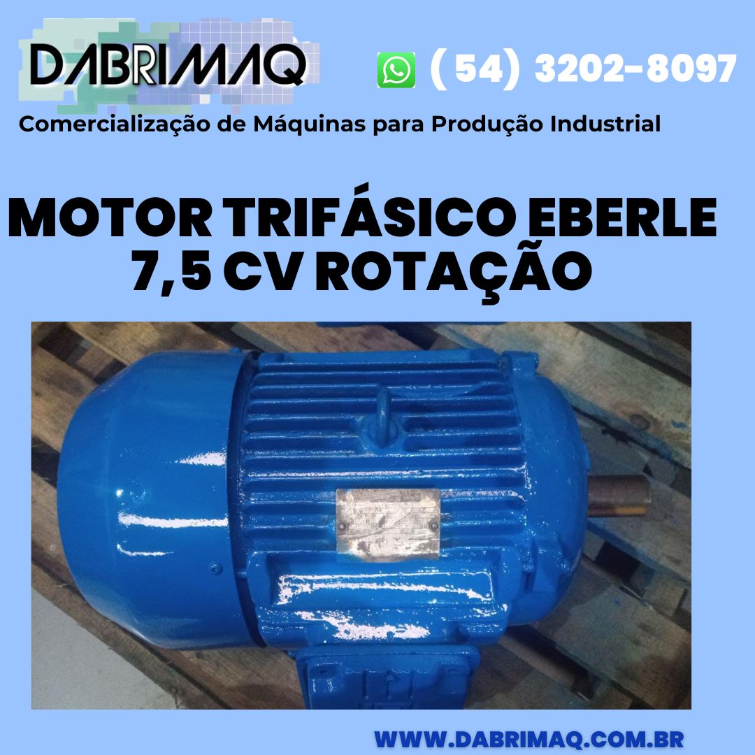 Motor Trifásico Eberle 7,5CV