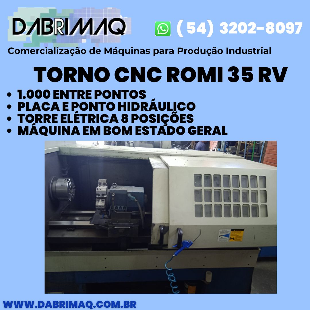 Torno CNC Romi 35RV