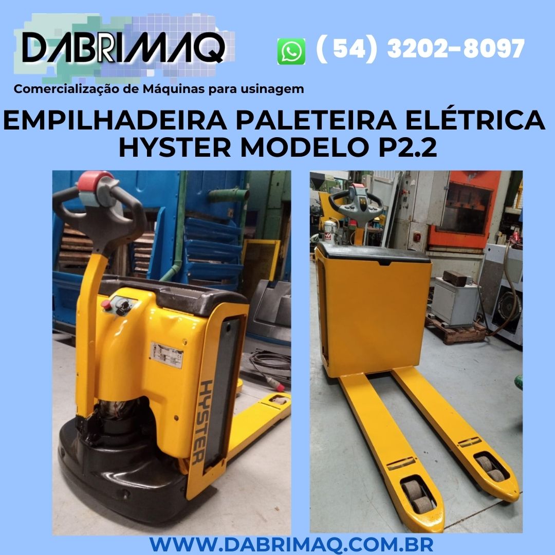 Empilhadeira Paleteira Eletrica Hyster Md P2.2