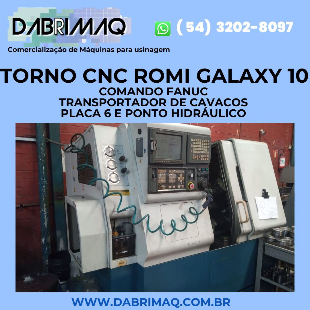 Torno CNC Romi Galaxy 10