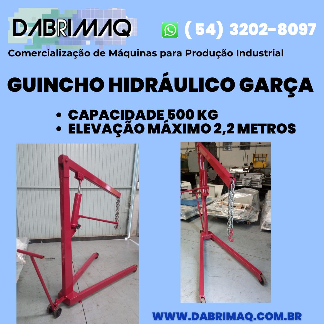 Guincho hidráulico Garça