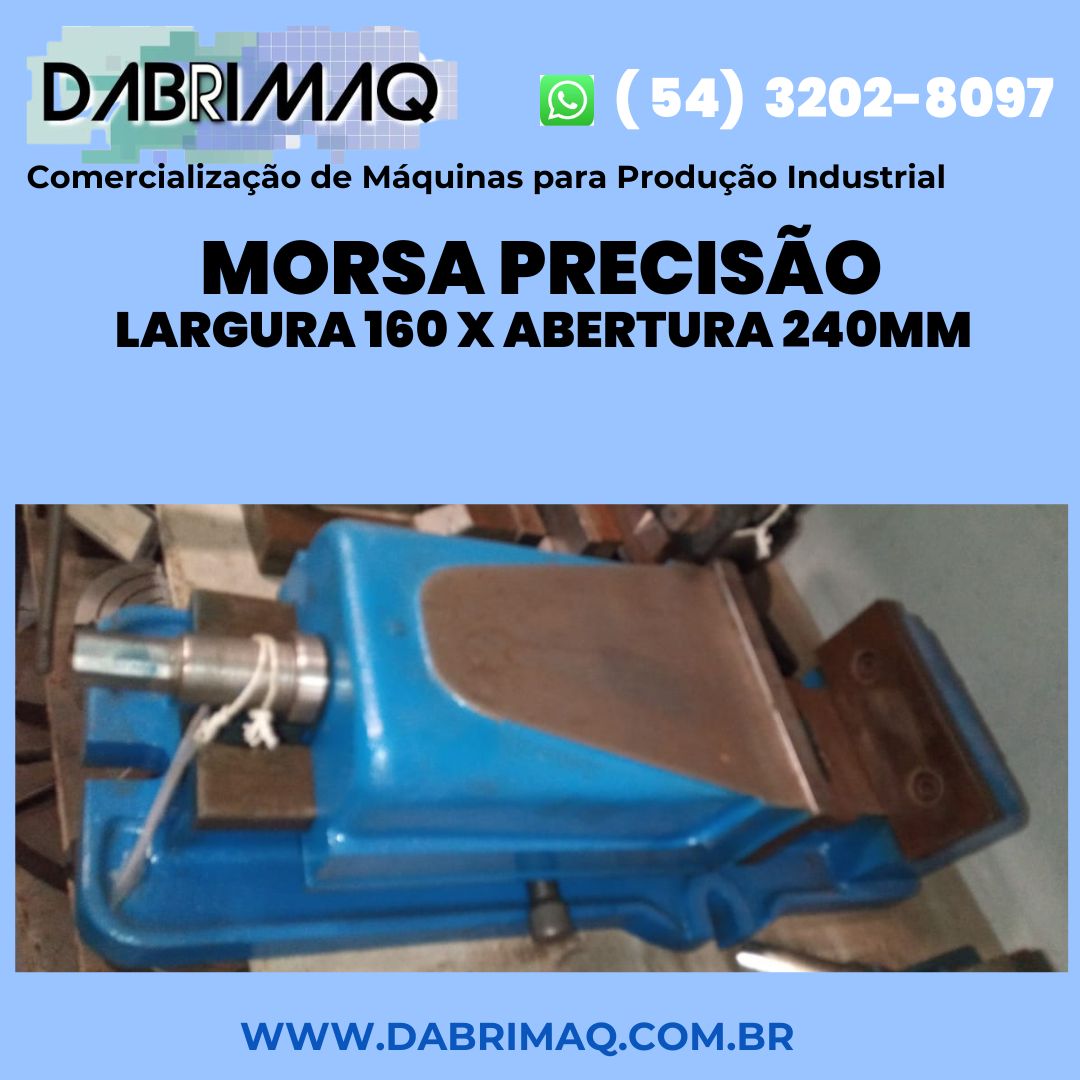 Morsa Precisão Largura 160 x abertura 240mm