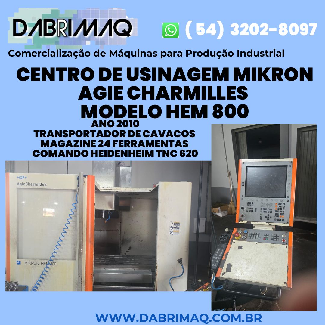 Centro de Usinagem Mikron Agie Charmilles