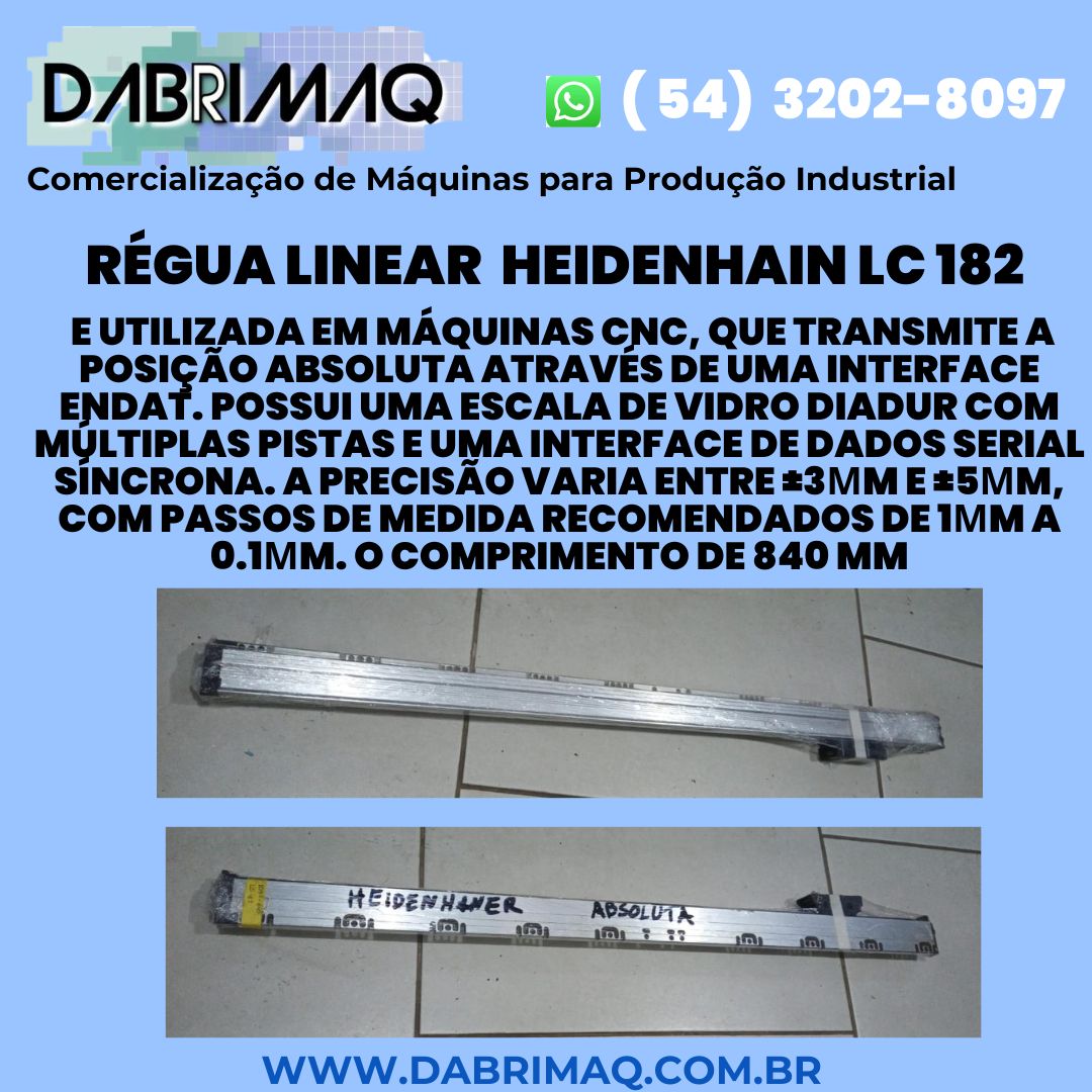 Régua Linear HEIDENHAIN LC 182