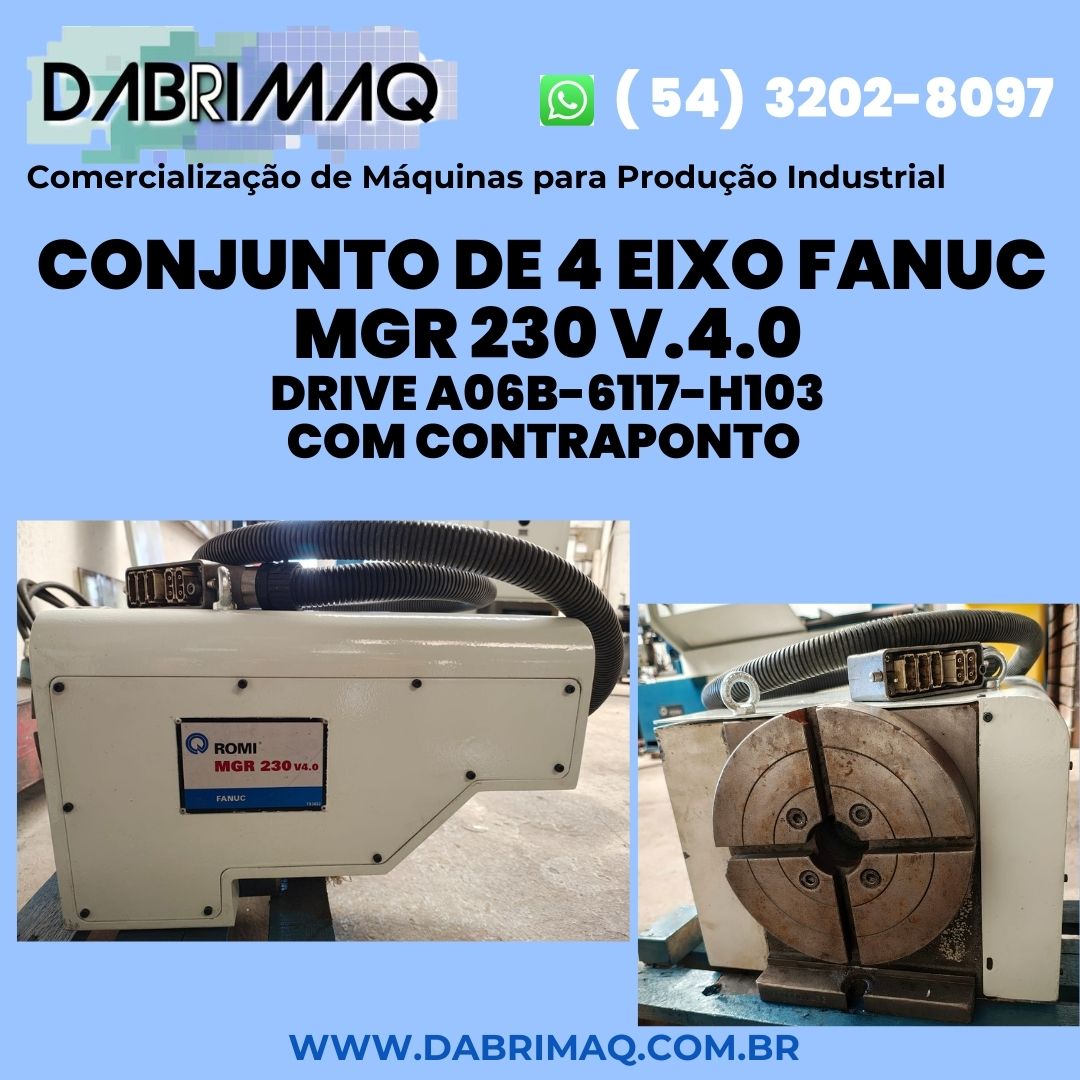 Conjunto de 4 eixo Fanuc MGR 230 v.4.0