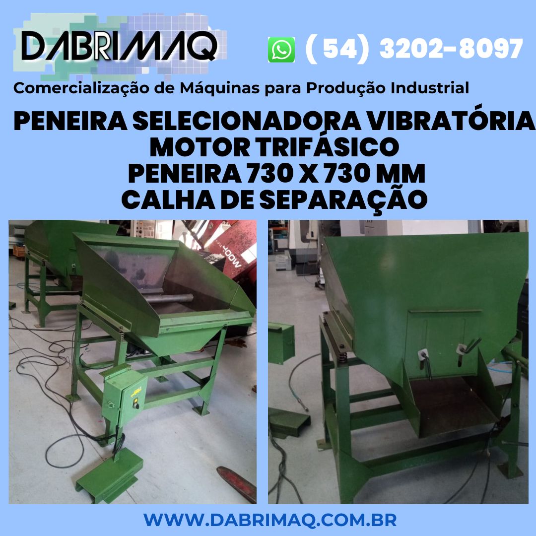 Peneira selecionadora vibratória