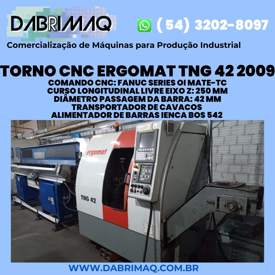 Torno CNC Ergomat TNG 42 2009
