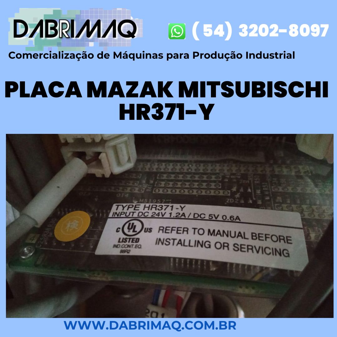 Placa Mazak Mitsubischi HR371-Y