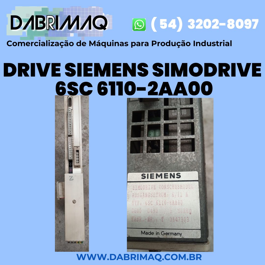 Drive Siemens Simodrive 6SC 6110-2AA00