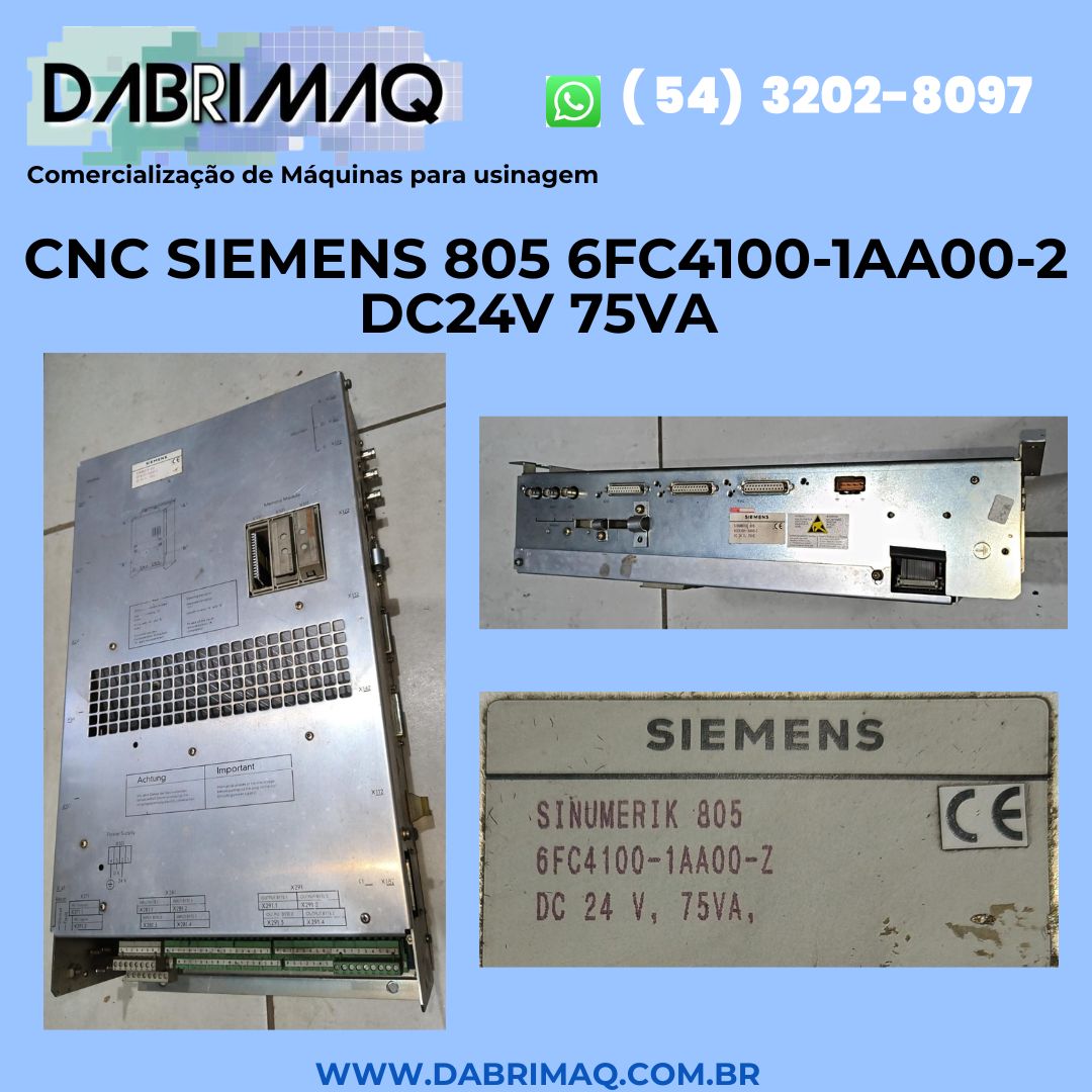 CNC Siemens 805 6FC4100-1AA00-2 DC24V 75VA