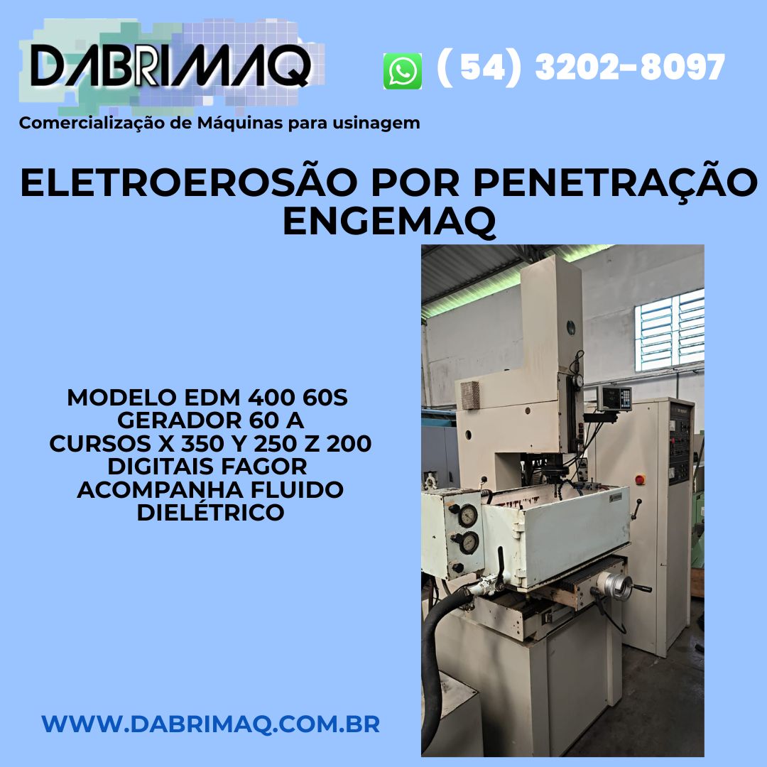 Eletroerosão Engemaq EDM60 60S