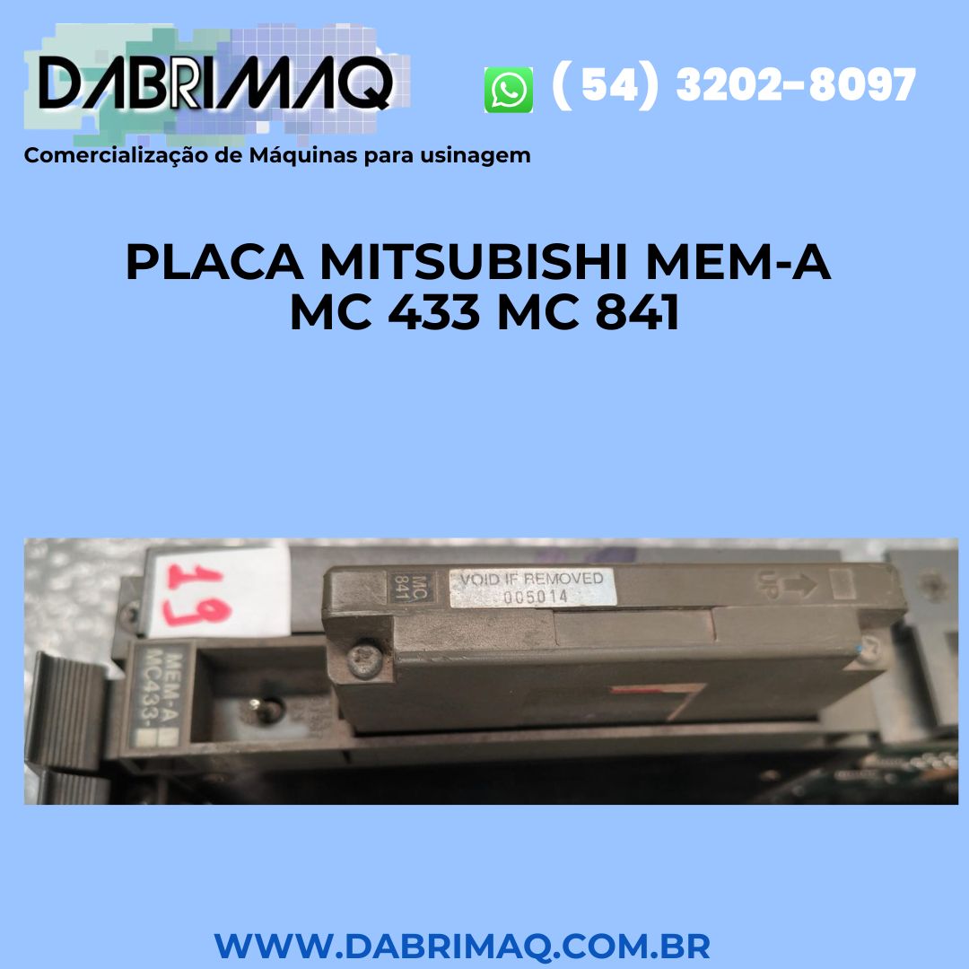 Placa Mitsubishi MEM-A MC 433 MC 841