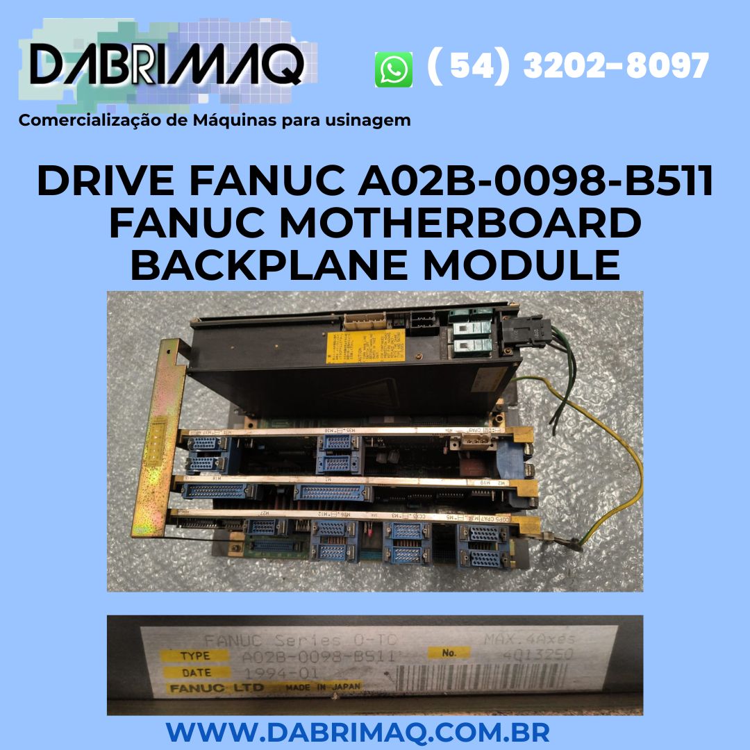 Drive Fanuc A02B-0098-b511 Fanuc Motherboard Backplane module