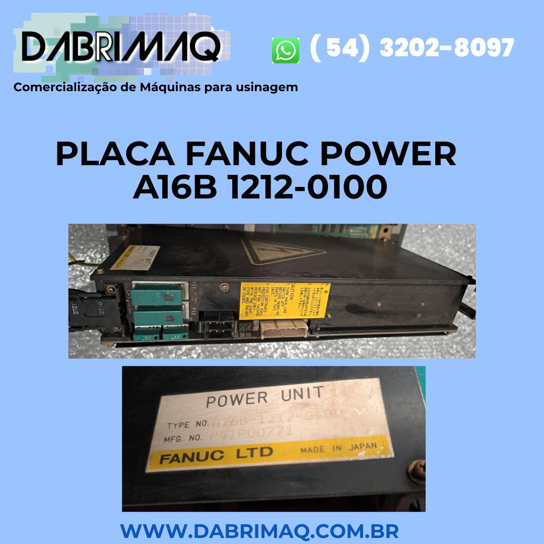 Placa Fanuc Power A16B 1212-0100