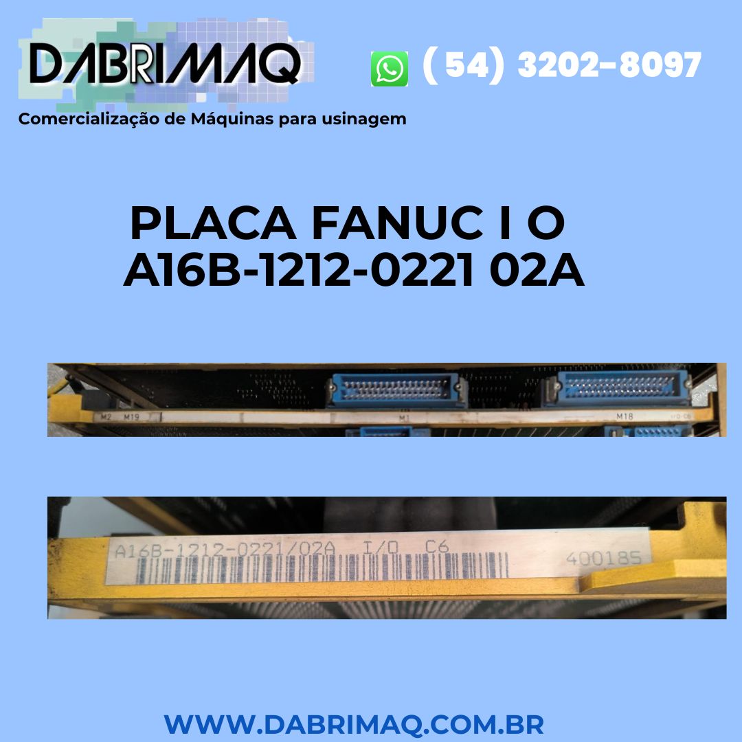 Placa Fanuc I O A16B-1212-0221 02A