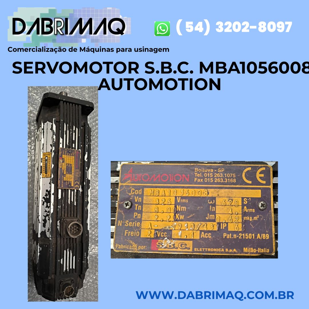 Servomotor S.B.C. MBA1056008 Automotion