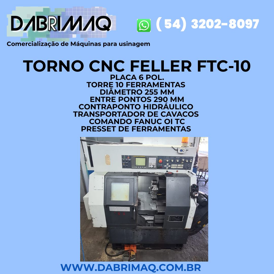 Torno CNC Feller FTC-10