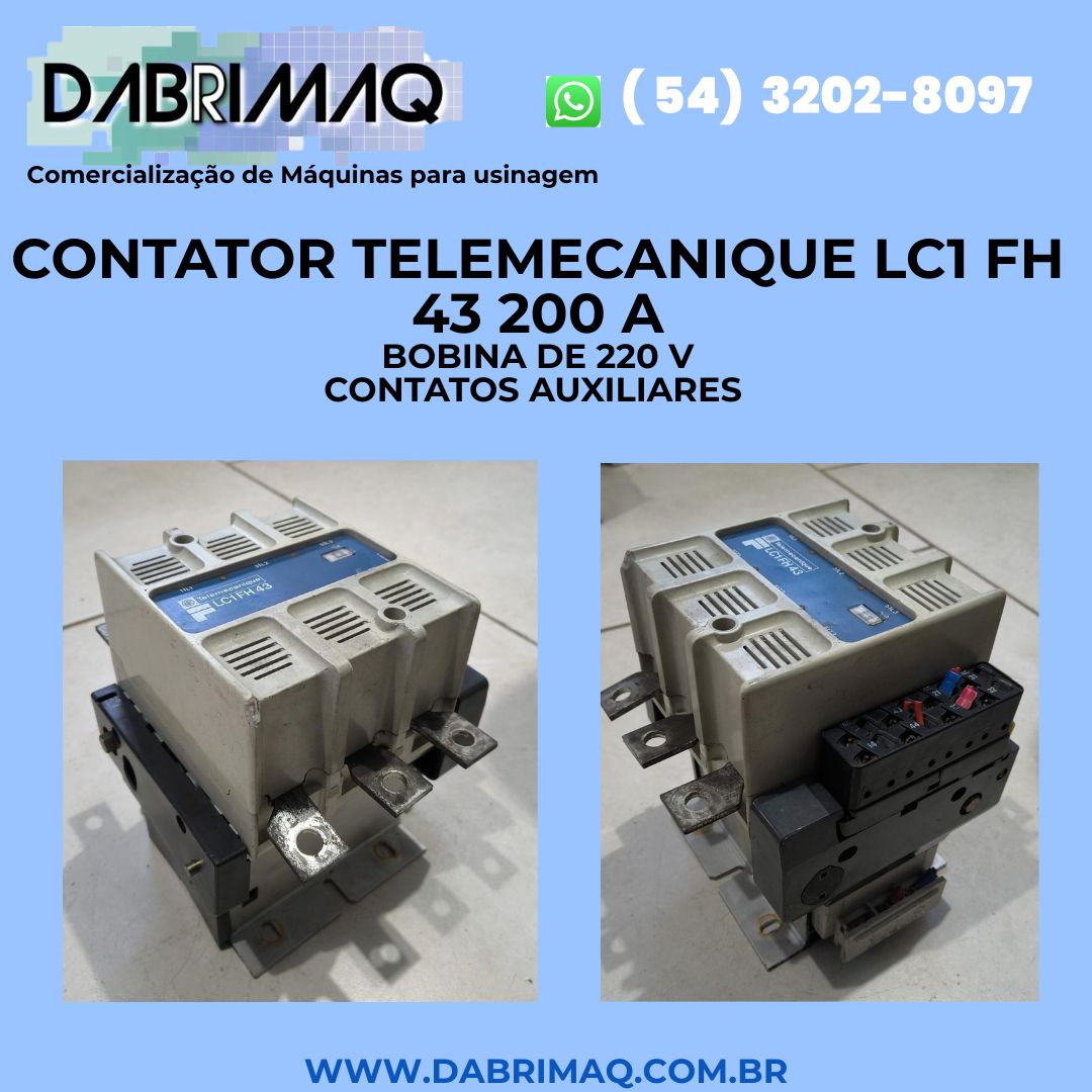 Contator Telemecanique LC1 FH 43 200 A