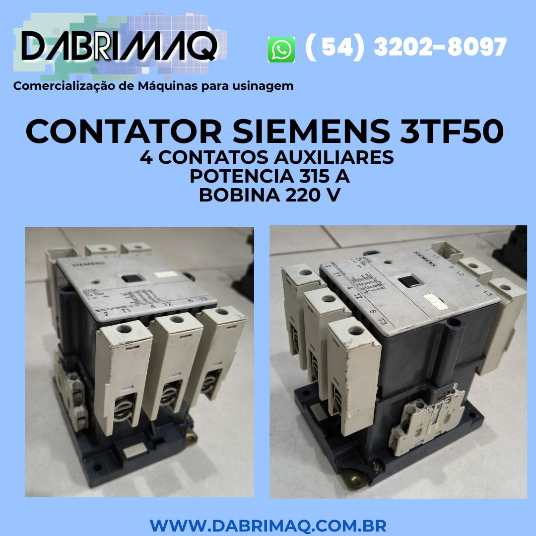 Contator Siemens 3TF50