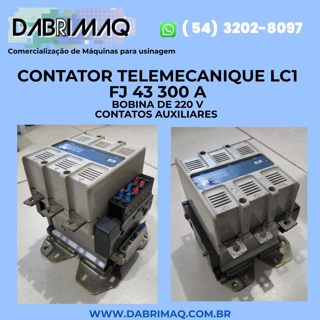 Contator Telemecanique LC1 FJ 43 300 A